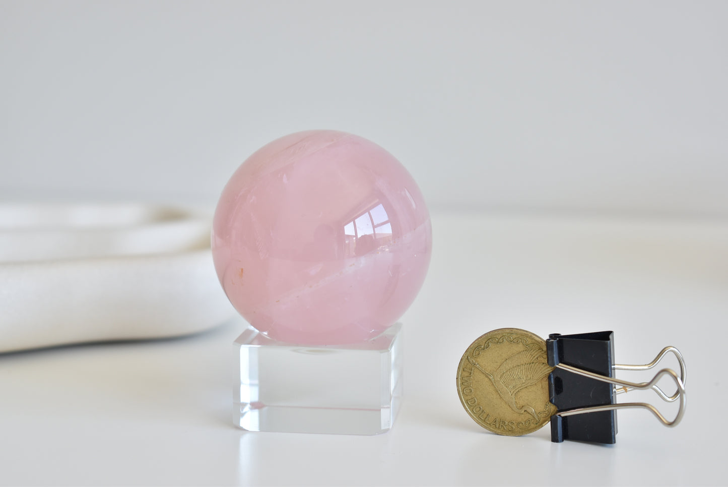 Asterism (star) Rose Quartz Sphere #5