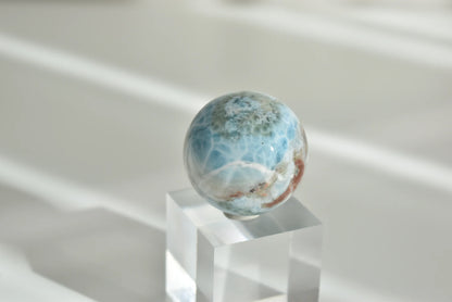 Large Larimar Sphere 4cm (Video)