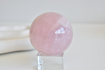 Asterism (star) Rose Quartz Sphere #4