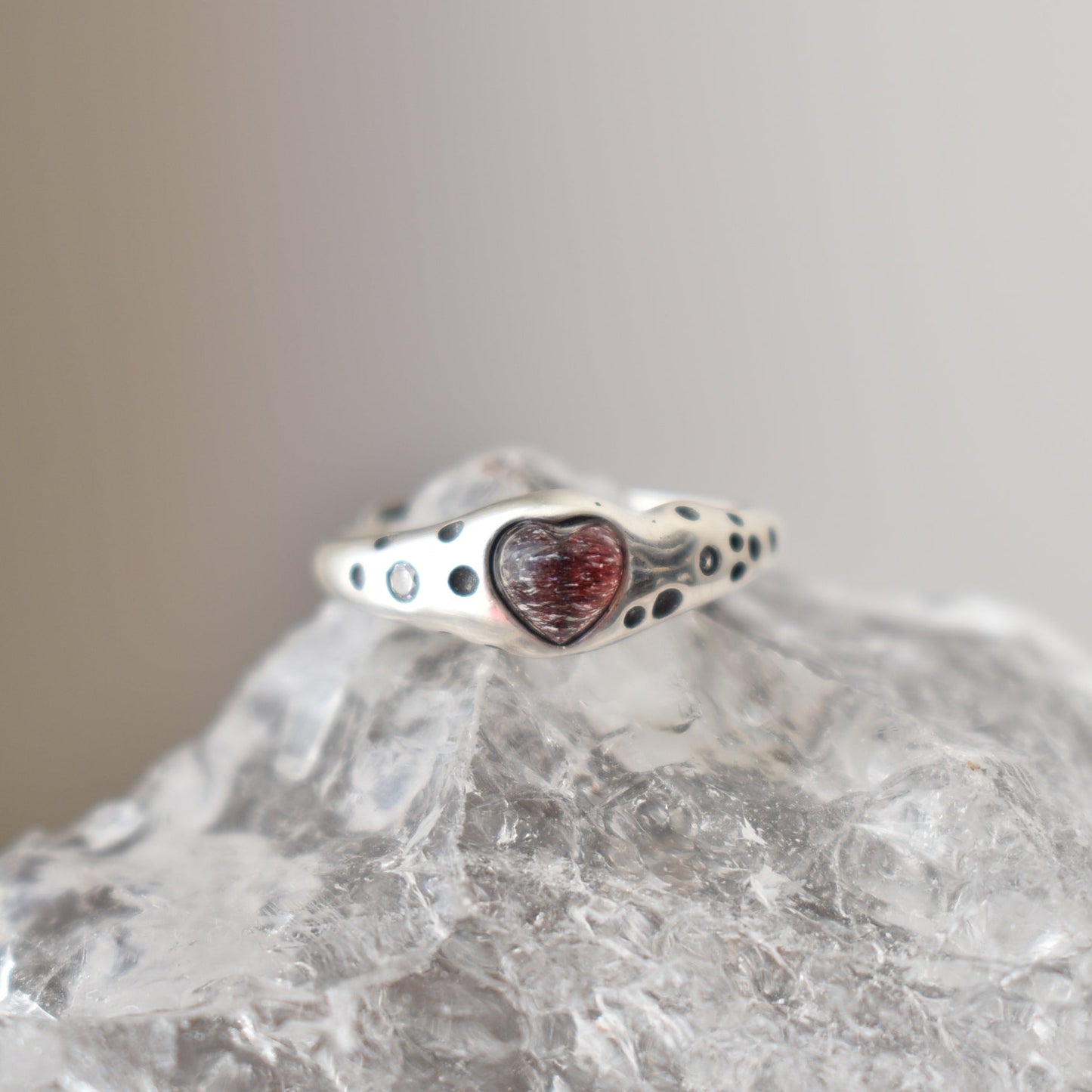 Super Seven Sterling Sliver Ring Adjustable