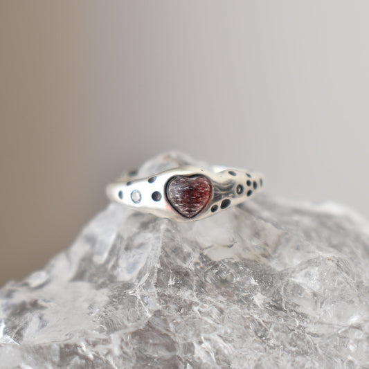 Super Seven Sterling Sliver Ring Adjustable