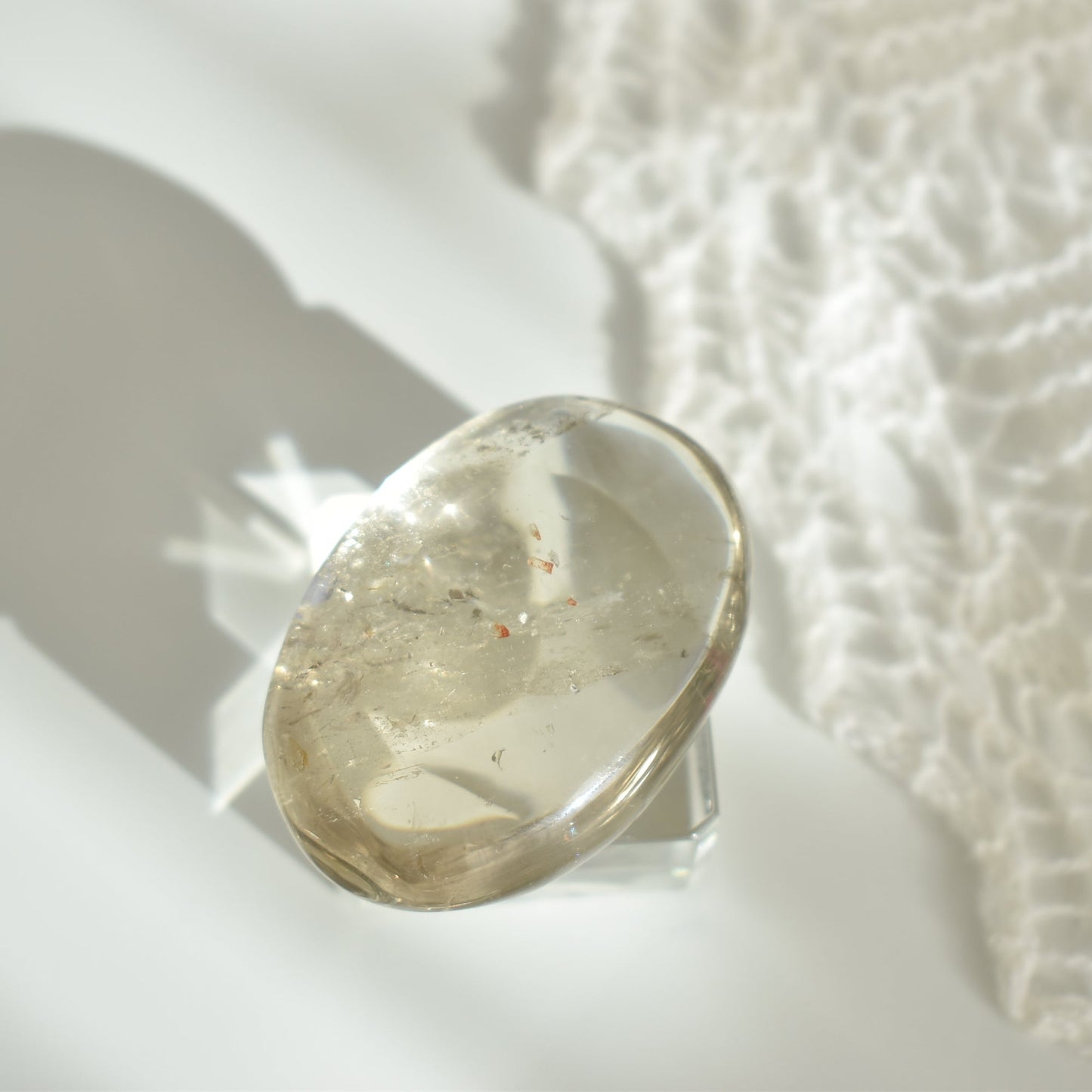 Smoky Quartz Palm Stone #1