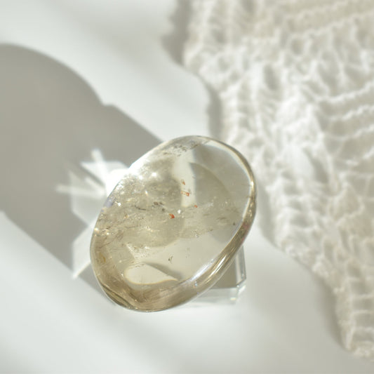 Smoky Quartz Palm Stone #1
