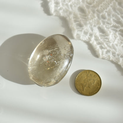 Smoky Quartz Palm Stone #1