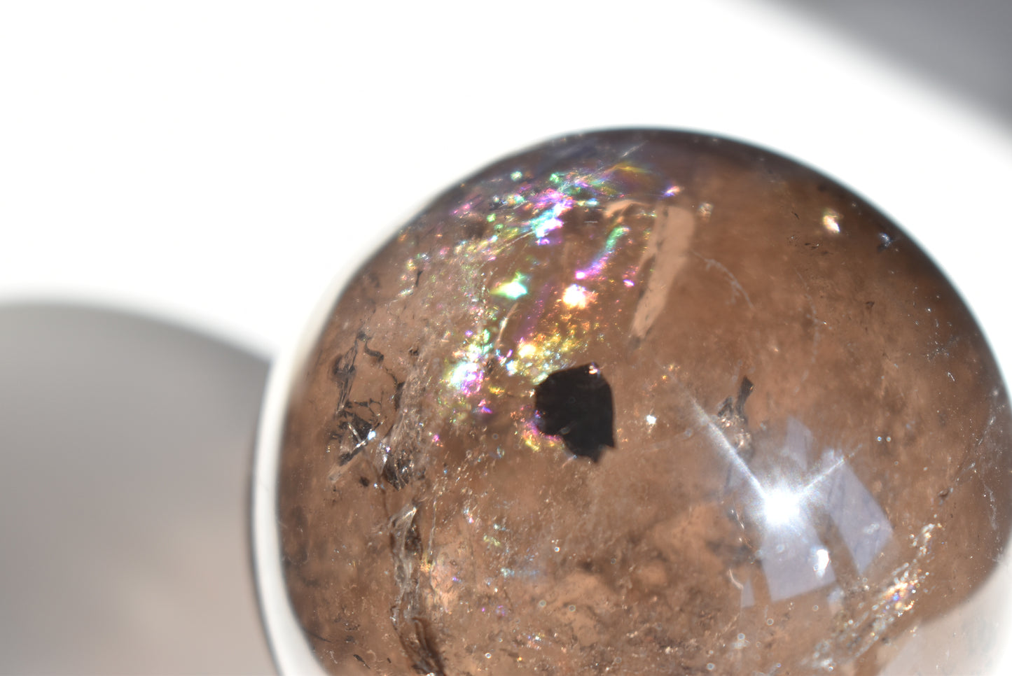 Rainbow Smoky Quartz Sphere #2