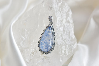 Dumortierite Sterling Sliver Pendant