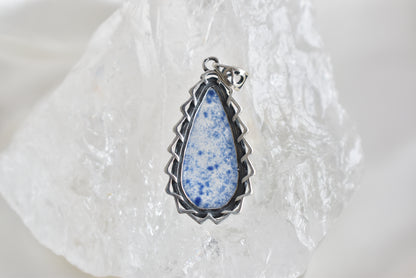 Dumortierite Sterling Sliver Pendant