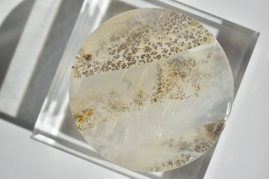 AAA+ Grade Dendritic Quartz Crystal Round (Rare) #2