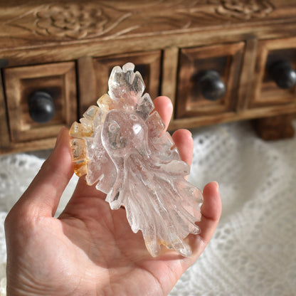 Clear Quartz Octopus Carvings