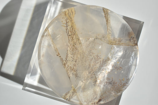 AAA+ Grade Dendritic Quartz Crystal Round (Rare) #4
