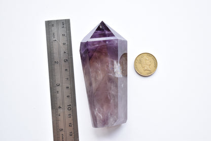 HG Hollandite Amethyst point #1 340g