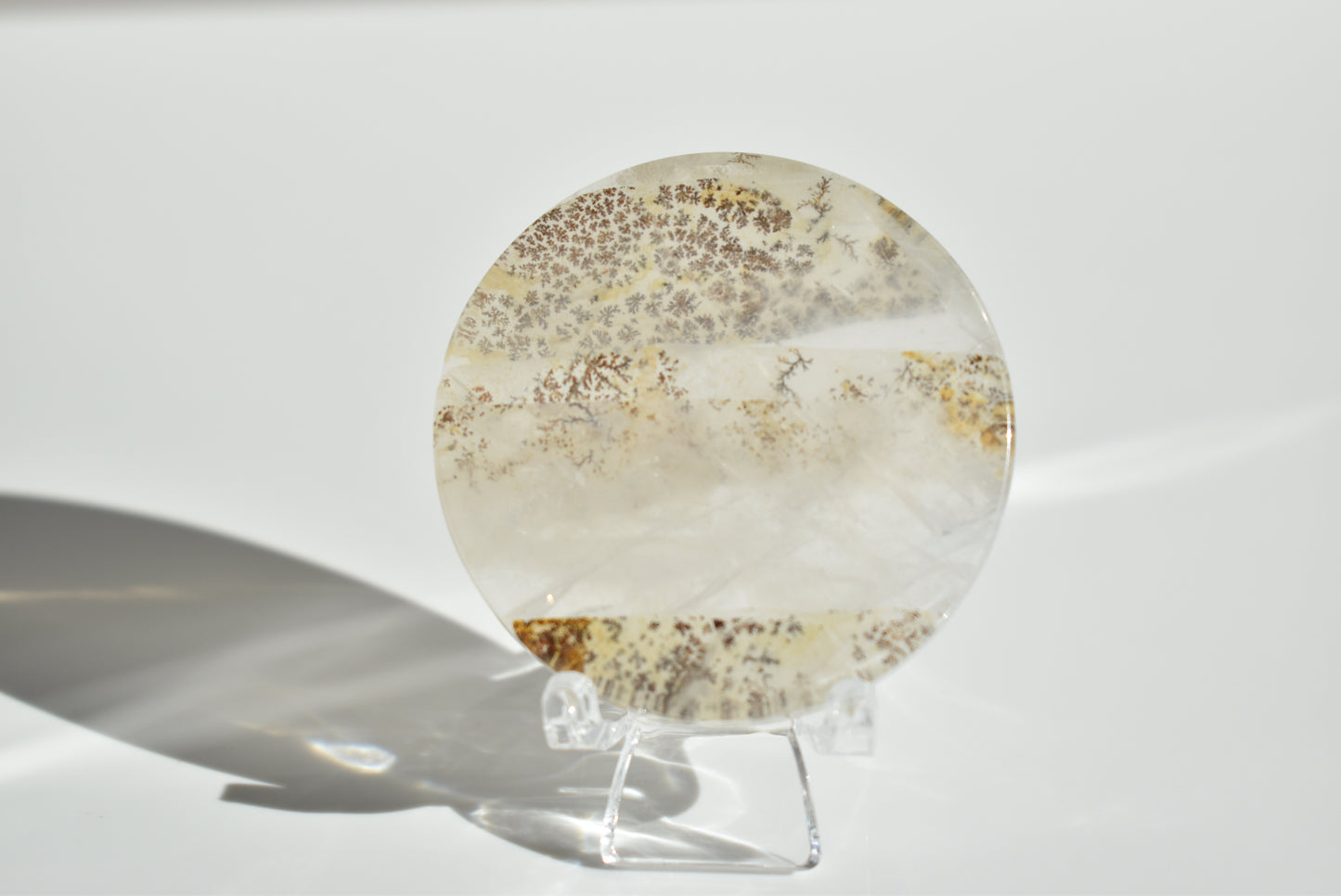AAA+ Grade Dendritic Quartz Crystal Round (Rare) #2