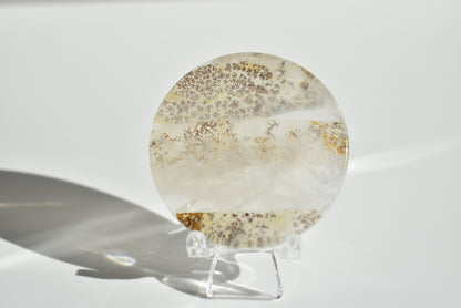 AAA+ Grade Dendritic Quartz Crystal Round (Rare) #2