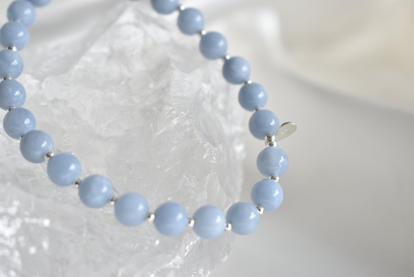 Angelite Bracelet 6mm