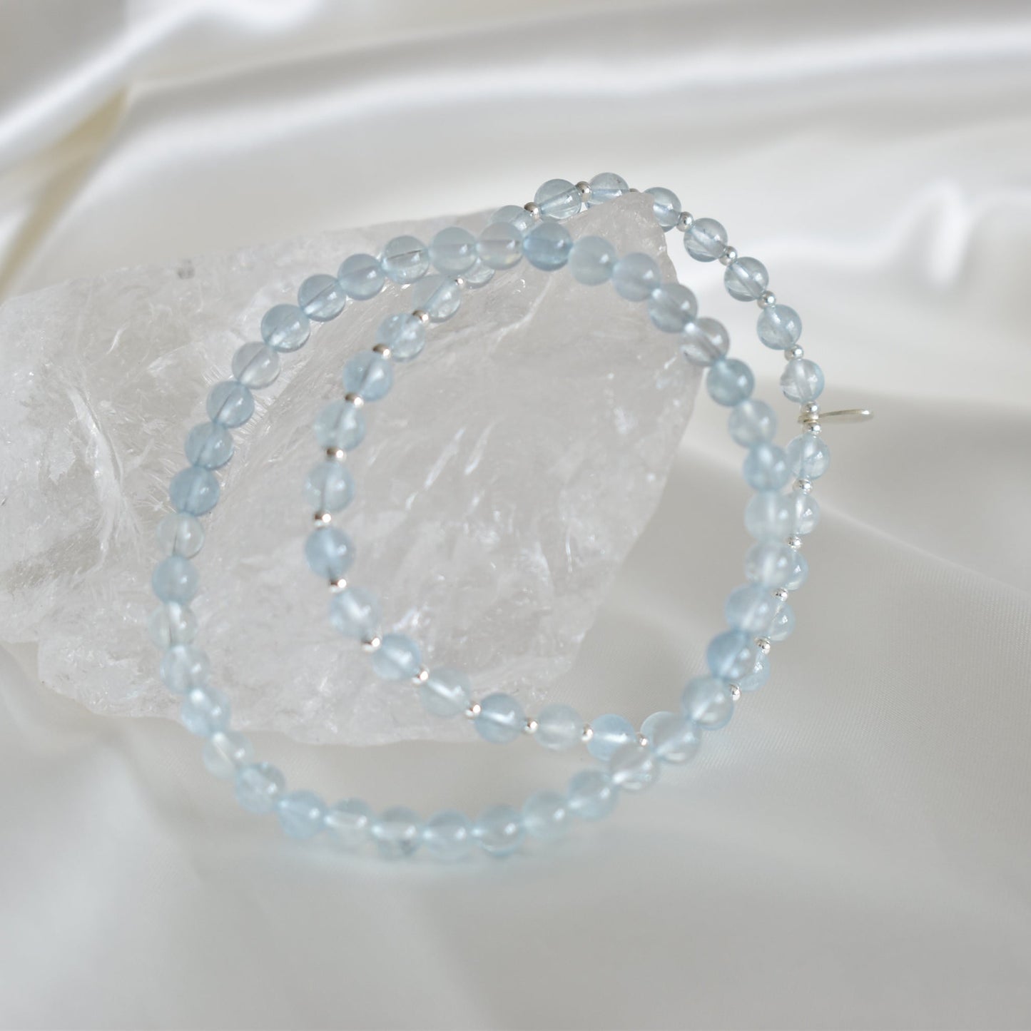 Aquamarine Bracelet 4.5mm