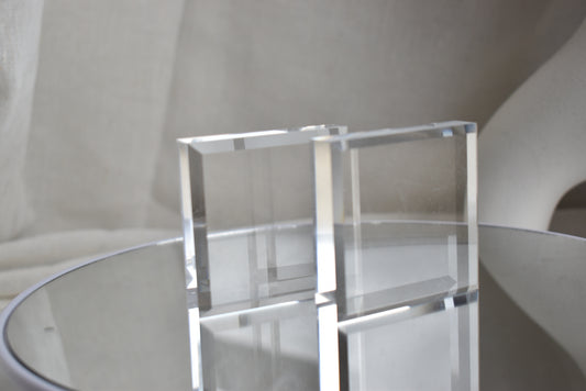 Acrylic Crystal Display Square Plate