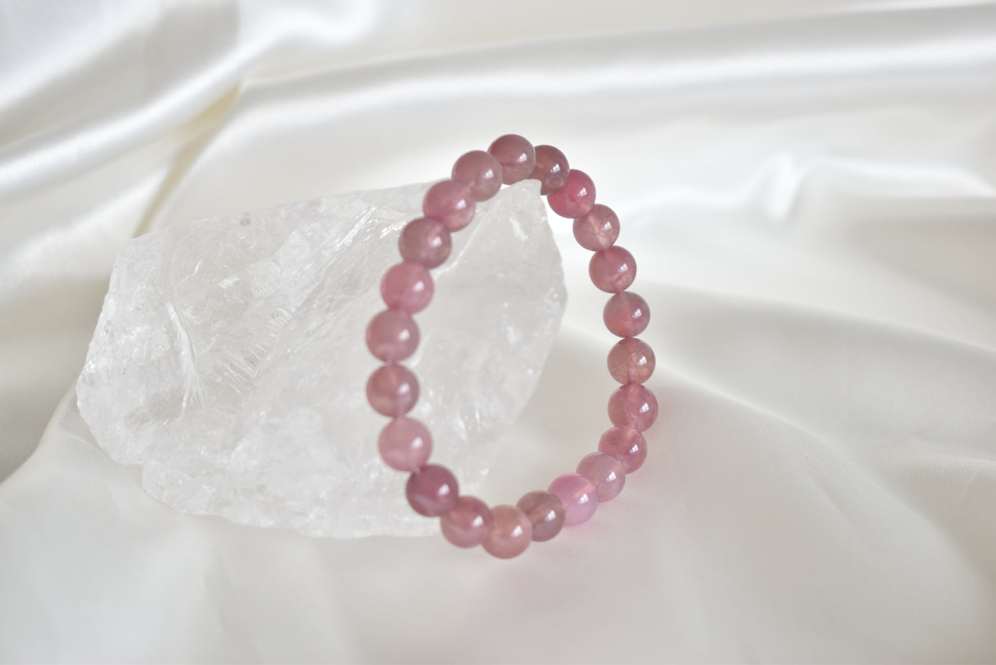 Asterism Rose Quartz Bracelet #3