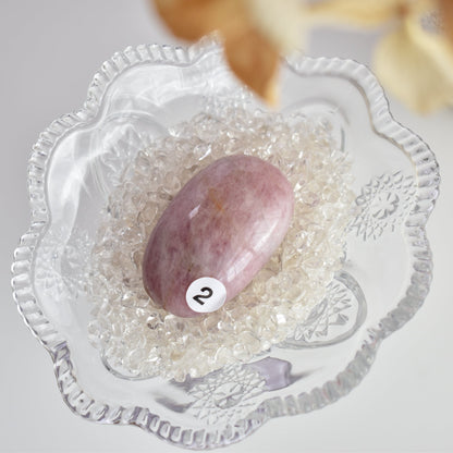 Lavender Rose Quartz Palmstone #2