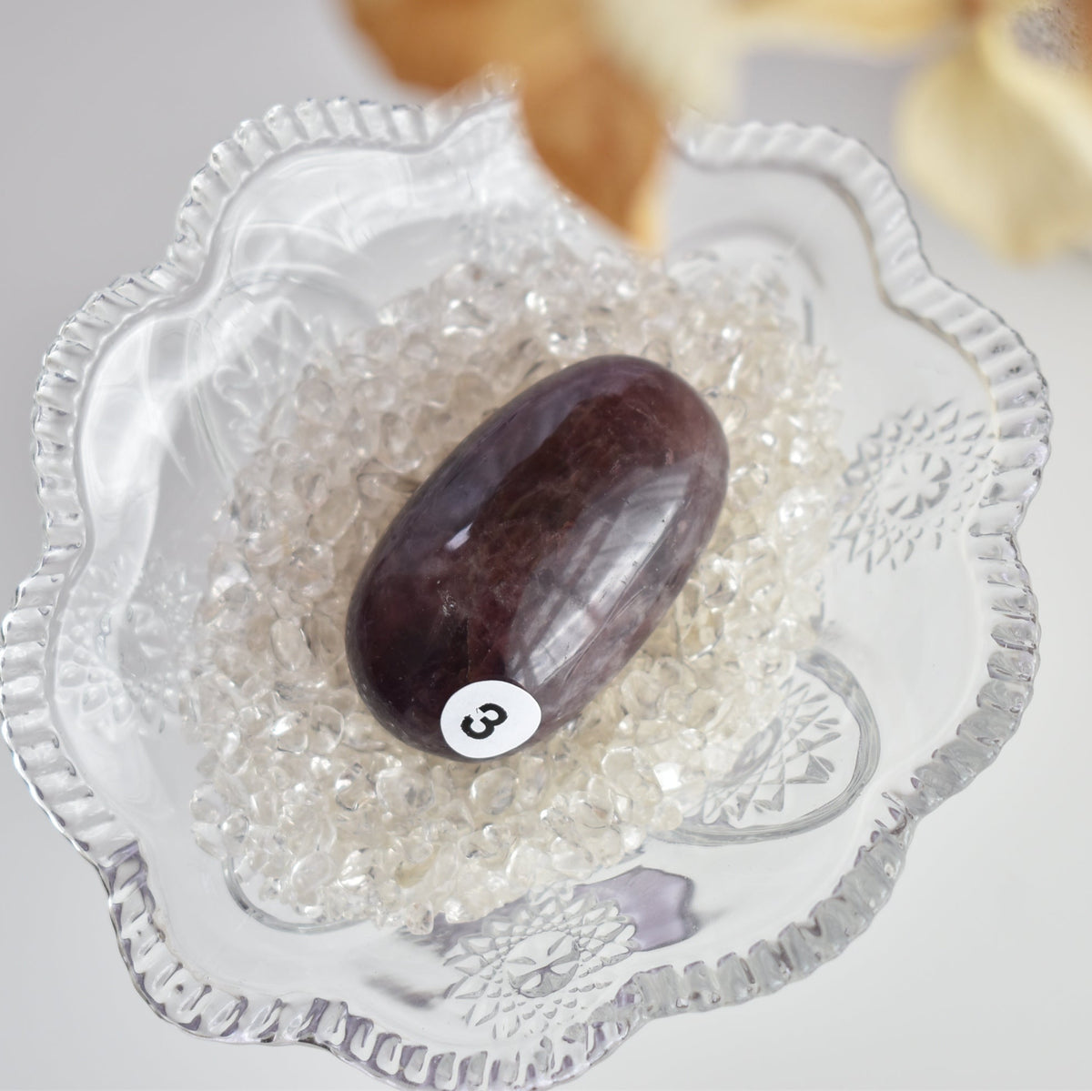 Lavender Rose Quartz Palmstone #3