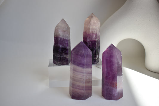Purple Fluorite Point