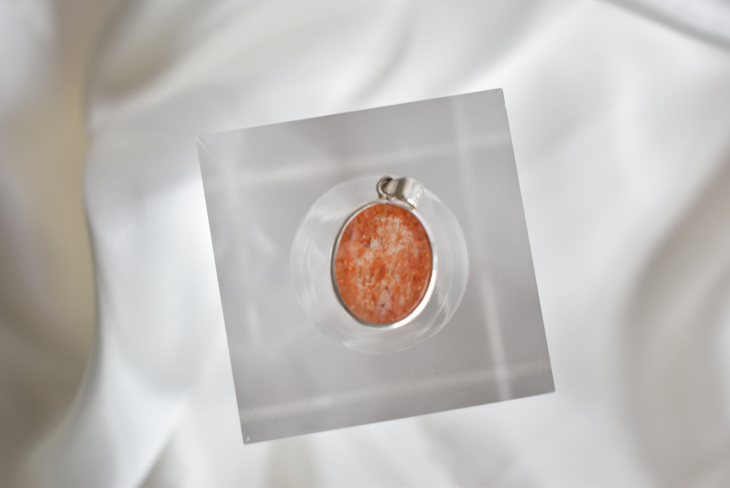 HG Sunstone Sterling Silver Pendant