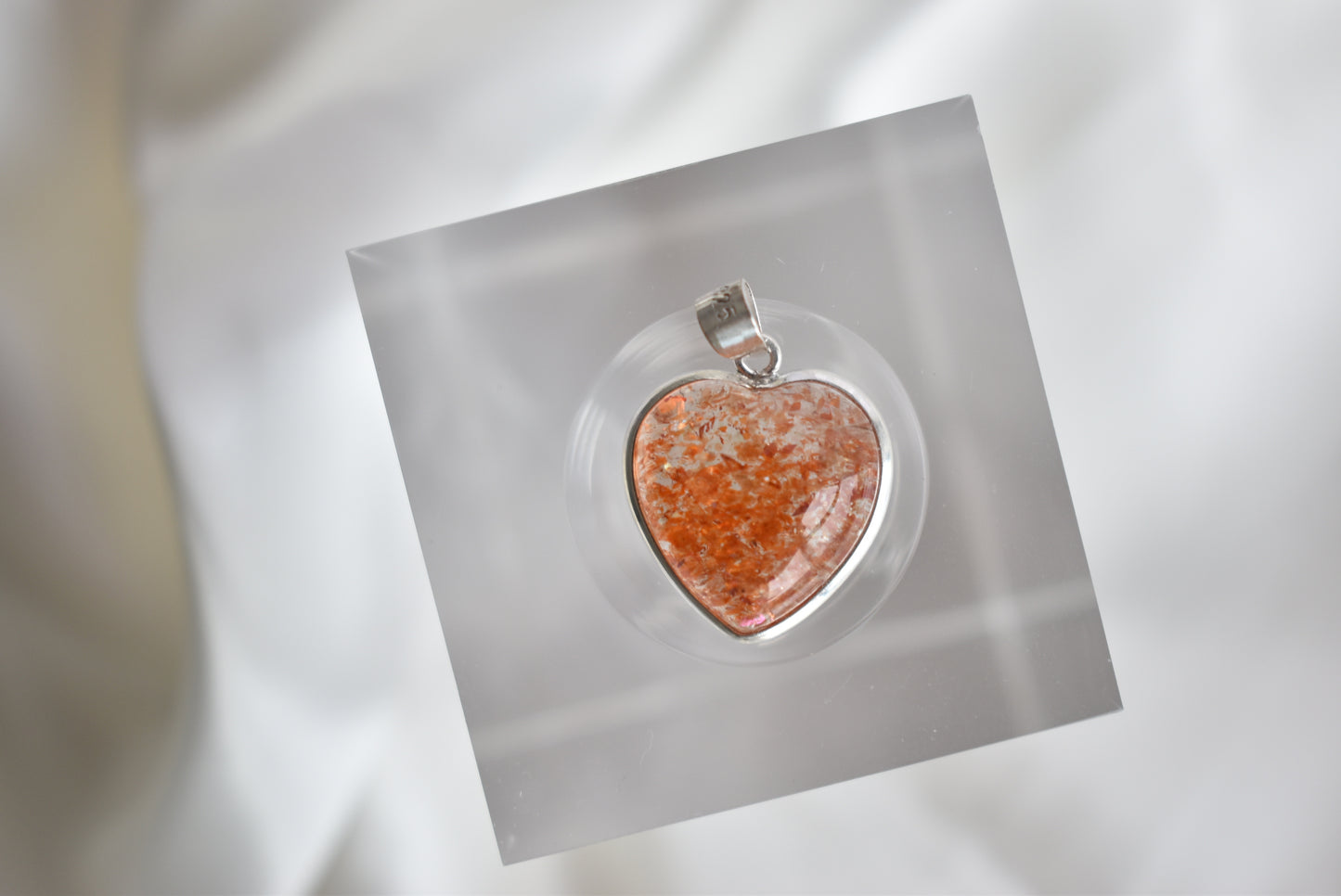 HG Sunstone Sterling Silver Pendant