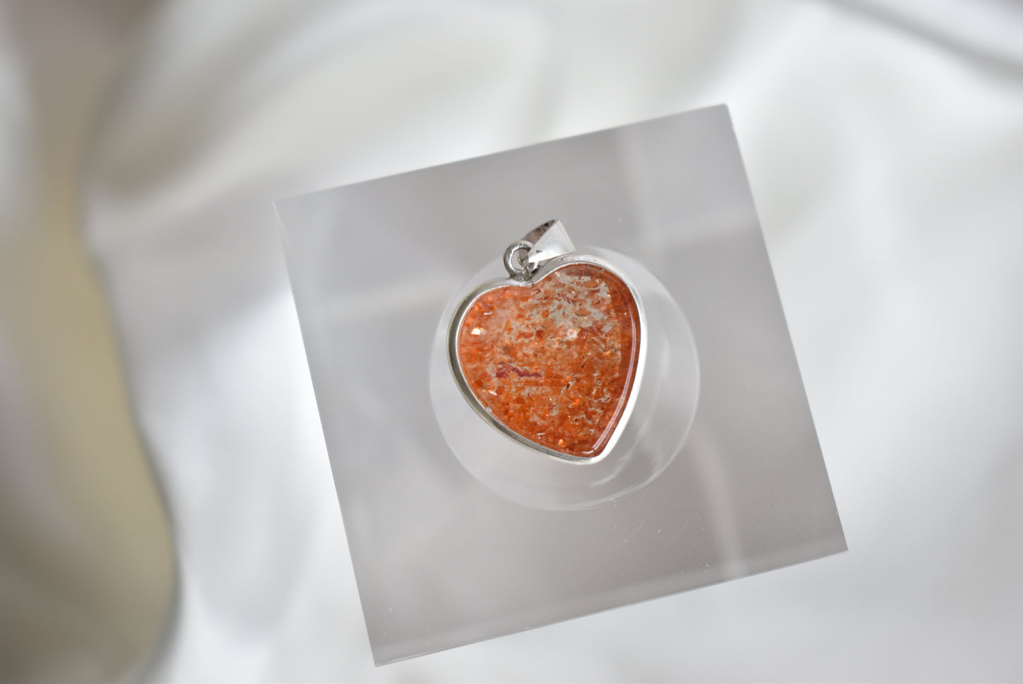 HG Sunstone Sterling Silver Pendant