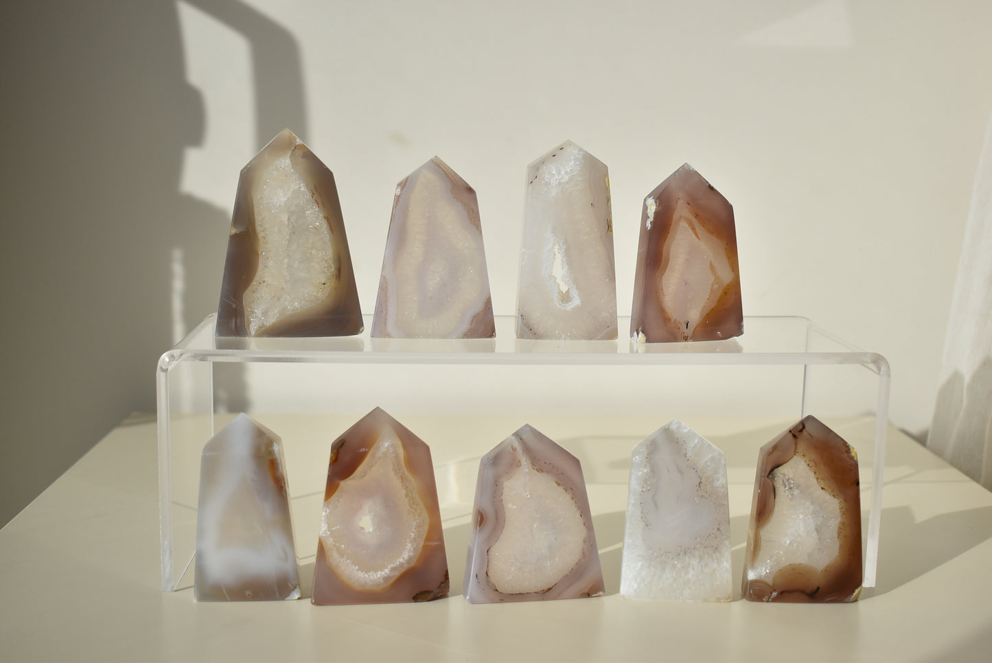 Agate Druzy Points