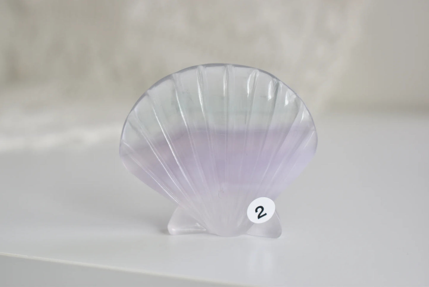 Lavender Fluorite Sea Shell #2