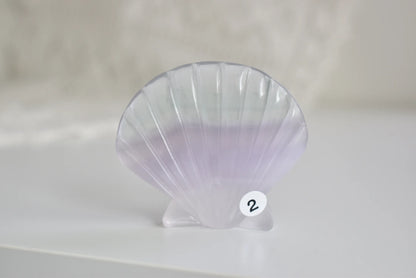 Lavender Fluorite Sea Shell #2