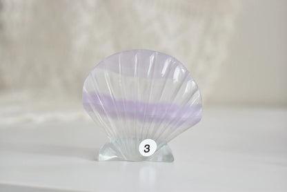 Lavender Fluorite Sea Shell #3