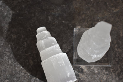 Selenite Tower 100mm