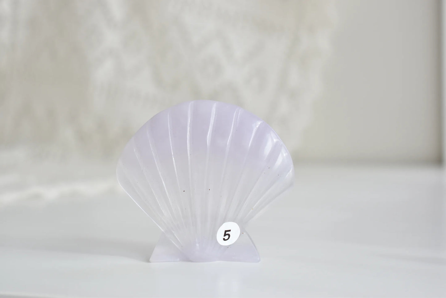 Lavender Fluorite Sea Shell #5