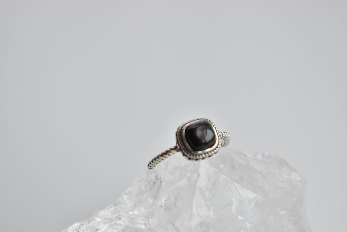 Hypersthene Sterling Sliver Ring