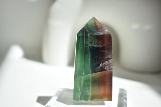 Silky Fluorite Point