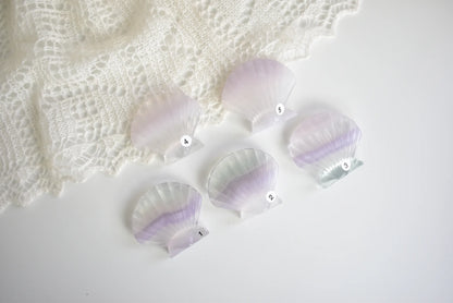 Lavender Fluorite Sea Shell #2