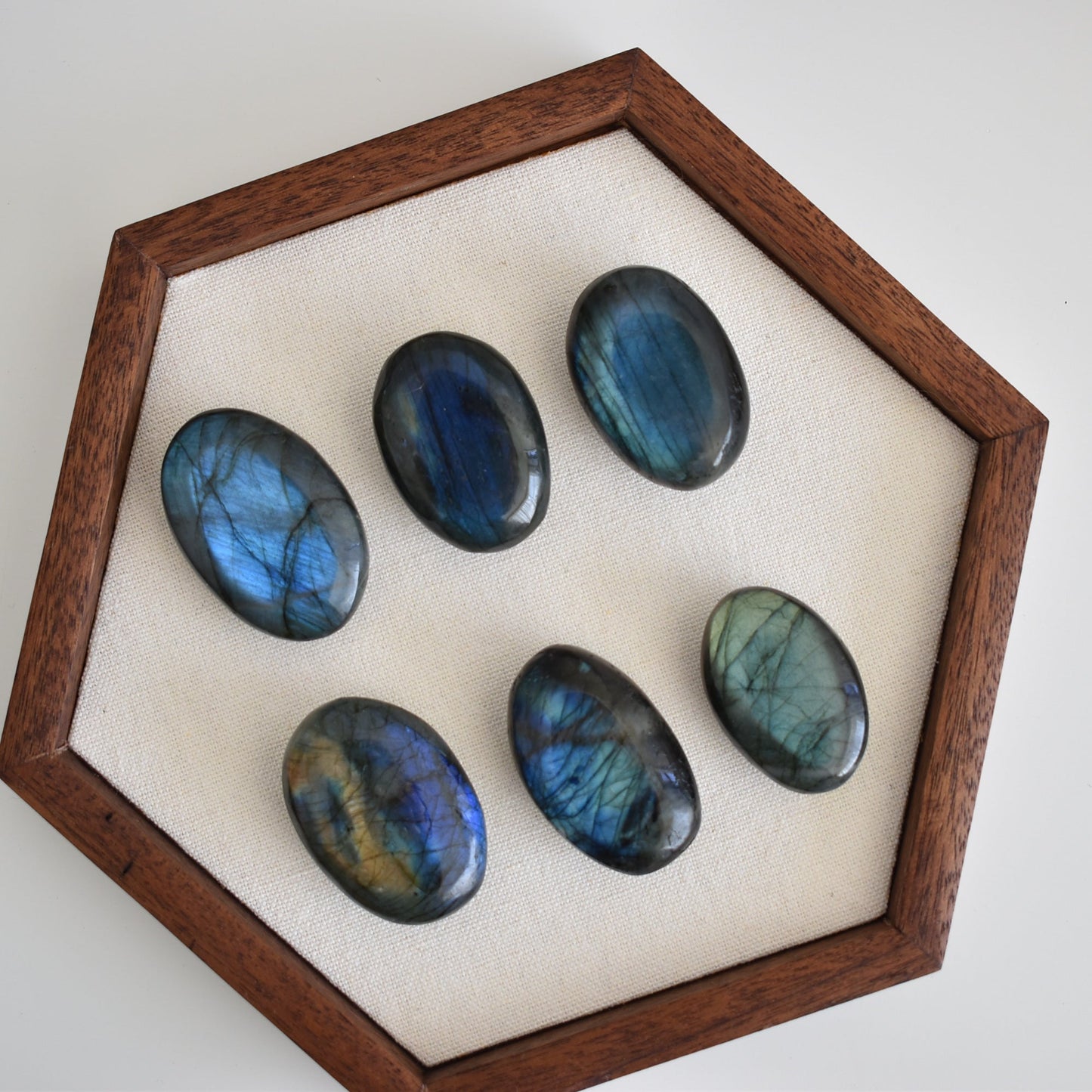 Blue Labradorite Palmstone