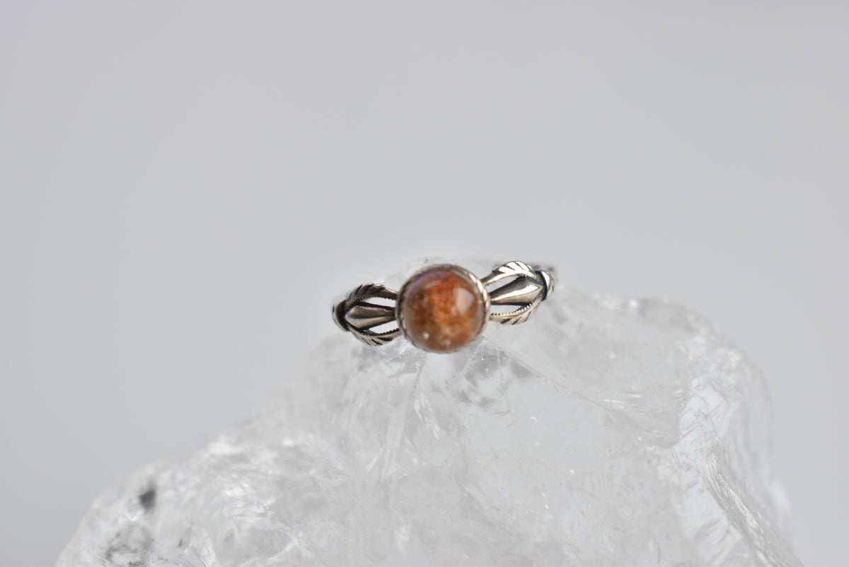 Lodolite Sterling Silver Ring Adjustable