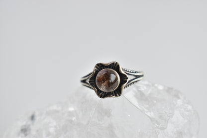 Lodolite Sterling Silver Ring Adjustable