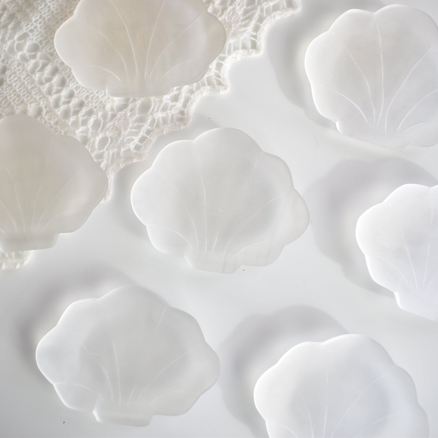 Selenite Satin Spar Charging Plate