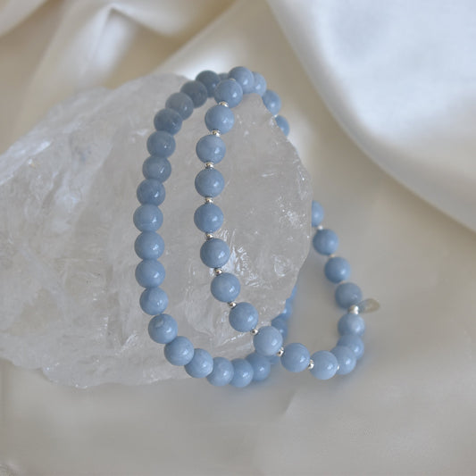 Angelite Bracelet 6mm