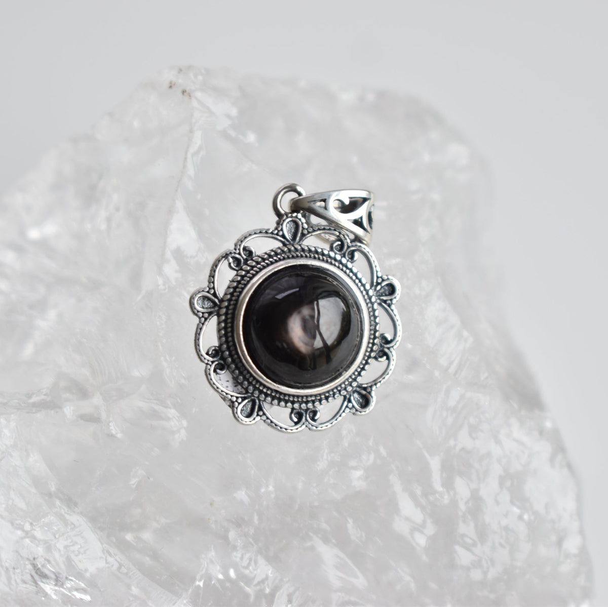 Hypersthene Sterling Sliver Pendant