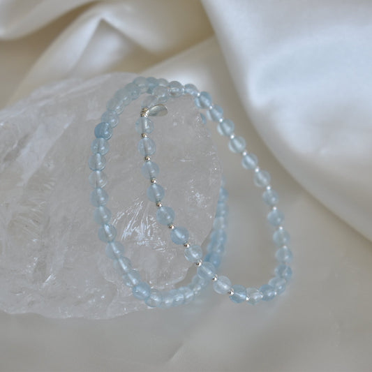 Aquamarine Bracelet 4.5mm