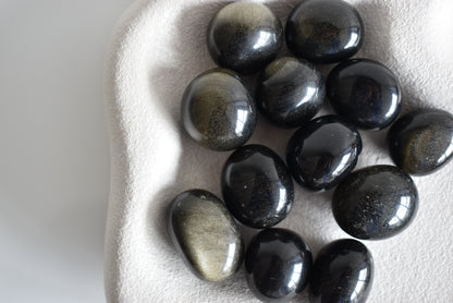 Golden Obsidian Tumble