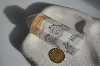 Dendritic Orange Calcite Point