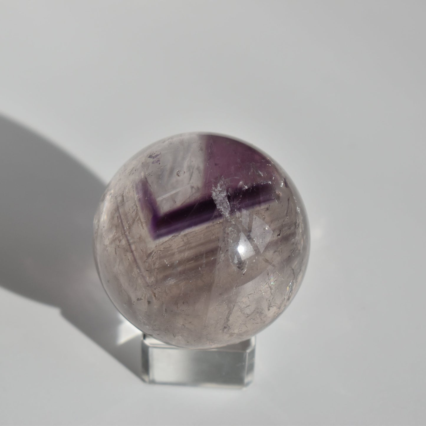 Phantom Amethyst Sphere 54mm (rainbow）