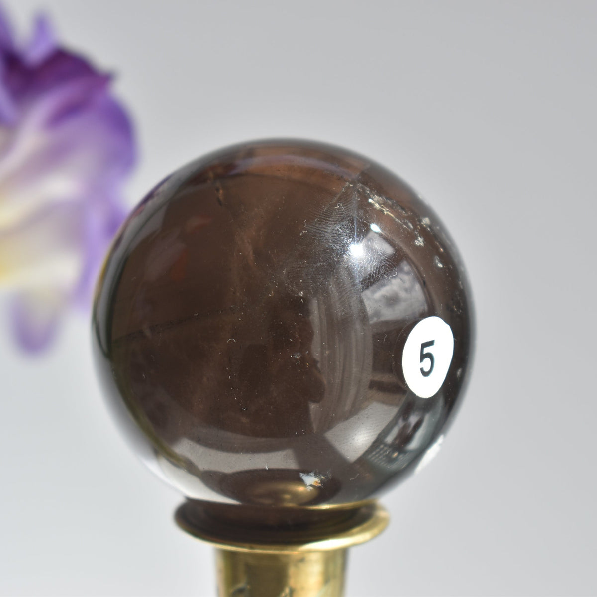 Phantom Smoky Quartz Sphere #5