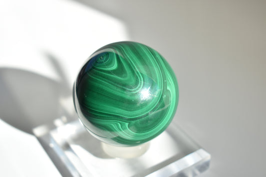 Large Malachite Sphere