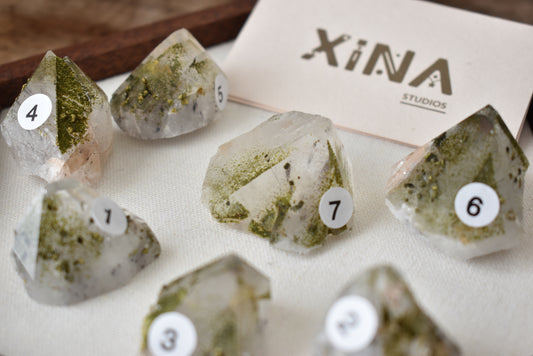 Epidote and Hematite Quartz