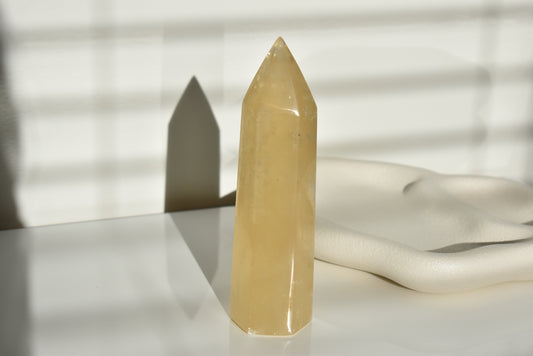Honey Calcite Point #3